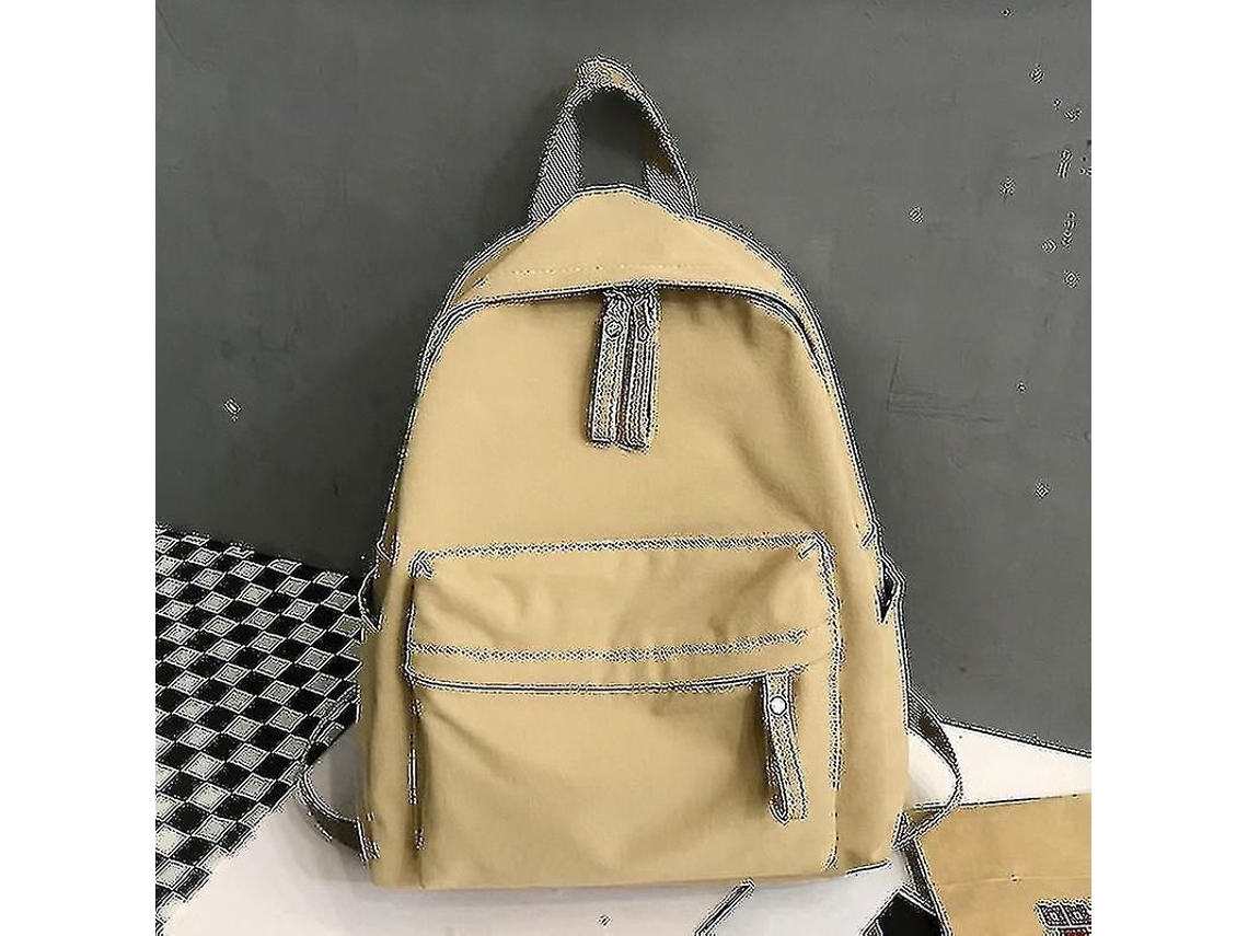 2026-mochila De Lona Para Mujer Adolescentes Escolar Antirrobo Mochila Hombros Calidad Alta