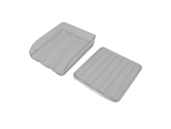 Soporte Para Huevos Para Refrigerador Con Diseño Inclinado, Transparente, Gran Capacidad, Contenedor De Almacenamiento, Dispensador De 1 Capa.