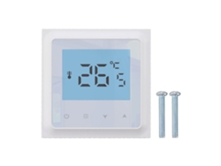 Termostato digital programable Primerox para calefacción por suelo radiante, control preciso, 90-240V, para chimeneas murales.