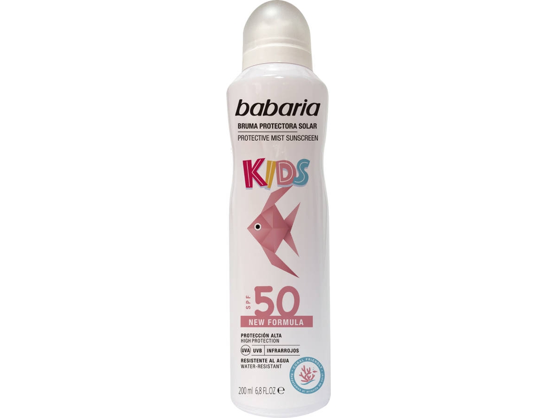 Protector Solar BABARIA Bruma Infantil SPF 50 (200 ml)