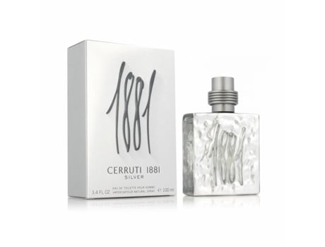 Perfume Hombre CERRUTI EDT 1881 Silver 100 ml
