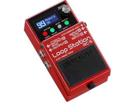 Boss rc-5 pedal <b>looper 1 pista stereo</b> usb e caixa ritmos