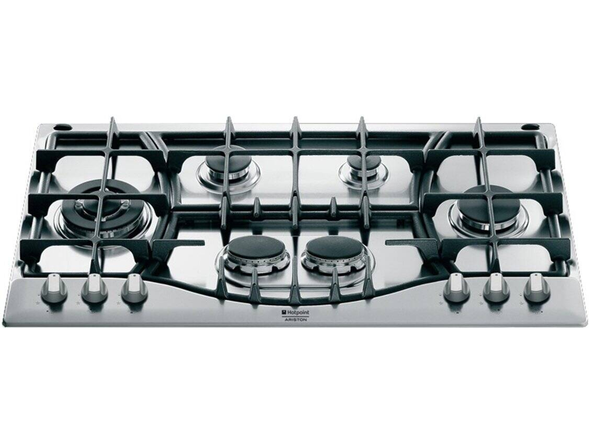 Placa de Gas HOTPOINT PHN 961 TS/IX/HÁ (Gas Natural - 87 cm - Inox)