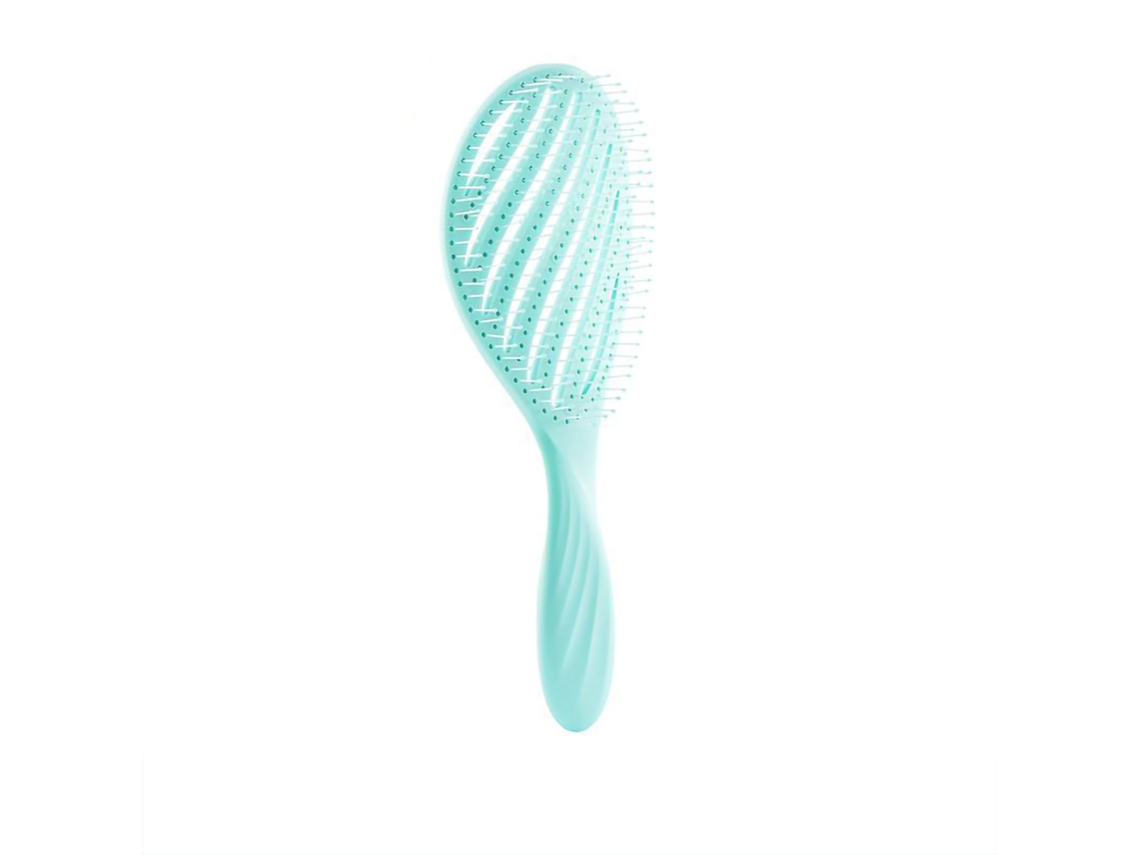 Pincel De Pelo De Viaje Con Mango Antideslizante Y Diseño Ergonómico Para Scalp Massage Ideal Para Hogar Oficina Verde