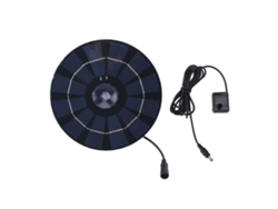 Kit De Bomba Solar De 10 W Con Panel De Silicio Monocristalino Para Estanque De Jardín (3 Metros)