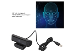 Cámara web de reconocimiento facial para Windows Hello Full HD 1080p 30 fps Transmisión Compatible con Windows 11 para Windows 10 Inicio de sesión fácil para USHION