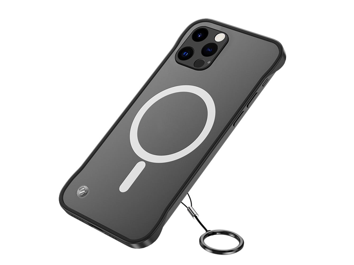 Caso Magnético Para Iphone 13 13pro Carga Inalámbrica Magsafe Protector Sin Marcos