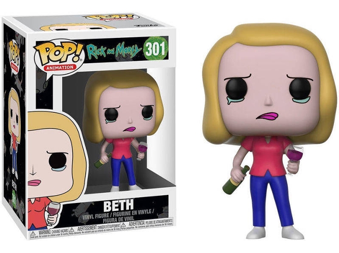 Figura FUNKO POP! Rick y Morty Beth con Wine Glass