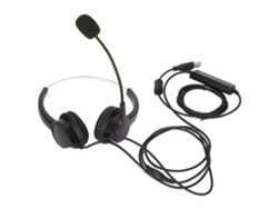 Auriculares Usb Con Micrófono Con Cancelación De Ruido Para Centros De Llamadas Y Atención Al Cliente.