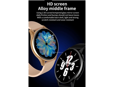 Smart watch con llamada Bluetooth, rastreador de fitness, resistente al agua, pantalla grande redonda, múltiples modos deportivos, batería de 4 a 1...