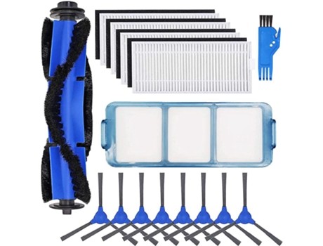 Escova principal escova lateral filtros panos de esfregão para eufy 11s robovac 30