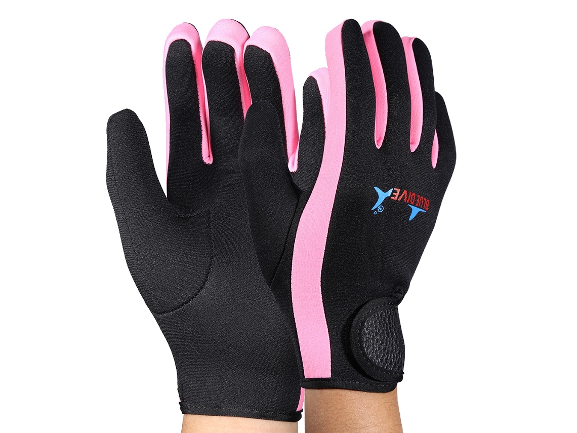 2026-guantes De Deporte Acuático Neopreno Para Buceo Snorkel Surf Kayak Canoa Talla S Negro Rosa 1 Par/set
