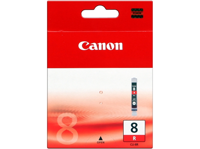 Cartucho de tinta Original CANON CLI-8R Rojo 0626B001 para PIXMA Pro9000, Pro9000 Mark II