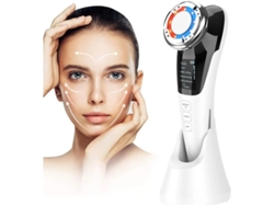 Instrumento de belleza facial antiarrugas, antiedad, multifuncional 5 en 1 con función de frío y calor, color blanco Yizhood