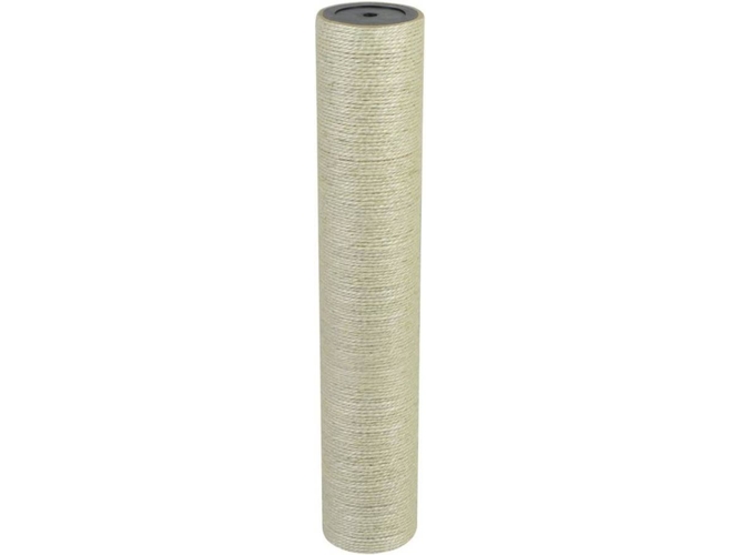 vidaXL Poste rascador para gatos 8x45 cm 8 mm beige