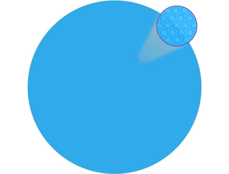 vidaXL Cubierta de piscina PE azul 527 cm