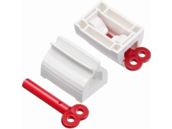 Exprimidor de pasta de dientes con tubo enrollable, 6 unidades, soporte para asiento de pasta de dientes, Rosewell