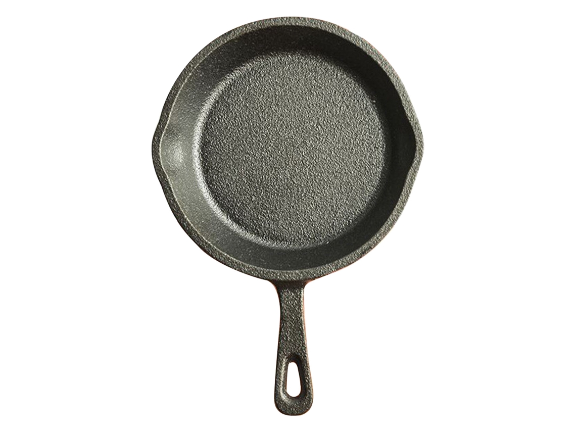 Sartén Pequeña Antiadherente De Hierro Fundido, Mini 10 Cm, Con Mango, Para Huevos Y Platos Pequeños.