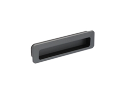 Tiradores Empotrados En Zamac Distancia Entre Ejes 128mm Alucover Grafito Pack De 25
