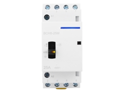Contactor De Ca Doméstico Bch8-25m 24v 25a 4p Con Interruptor De Control Manual, Módulo Para Riel Din