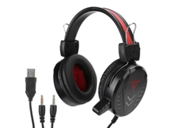 Auriculares Supraaurales Con Cable A1 Gaming Con Usb De 3,5 Mm, Micrófono Y Luz Led.