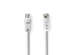 CSGL41800WT15 cable coaxial 1,5 m Tipo F IEC Blanco NEDIS