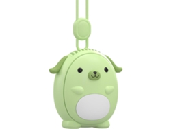 Ventilador De Cuello (verde) - Recargable Por Usb - Diseño Manos Libres - Velocidad Del Viento Ajustable - 3,3 X 2,2 X 3,4 Cm