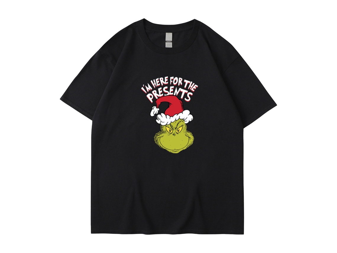 Camiseta de cuello redondo con estampado del Grinch