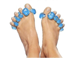 Yogatoes Gems: Estirador Y Separador De Dedos De Gel Para Hallux Valgus Y Dedos En Martillo L