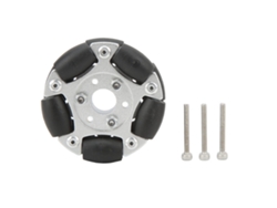 Rueda Robótica Omnidireccional De 60 Mm, Aleación De Aluminio, 360 Grados, Para Actualización Y Reemplazo.