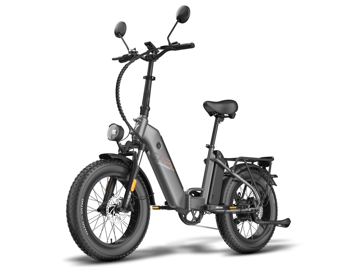 Bicicleta eléctrica Fafrees FF20 Polar con neumáticos anchos de 20 pulgadas, motor de 500 W y dos baterías de 48 VE y 26,8 Ah.
