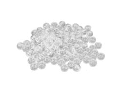 2026-100 Peças De Pérolas De Plástico Para Trançar Cabelo, Transparentes, 12mm, Material Resistente, Sem Corrosão, Design Exquisito