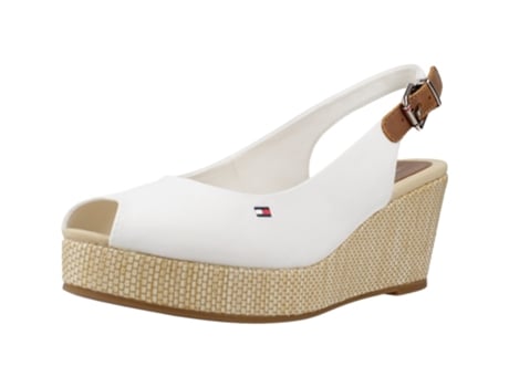 Zapatos de Mujer TOMMY HILFIGER Iconic Elba Sling Tecido Blanco (38)