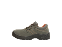 Zapato de Seguridad ORIOCX Ábalos S1 P ( Gris -Piel serraje -42)