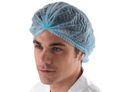 100 Gorros Desechables De Malla Elástica Para El Cabello, Funda No Tejida.
