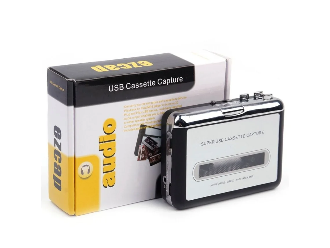 Leitor MP3 Walkman Cassette Player Usb Cassette To Converter Capture Audio