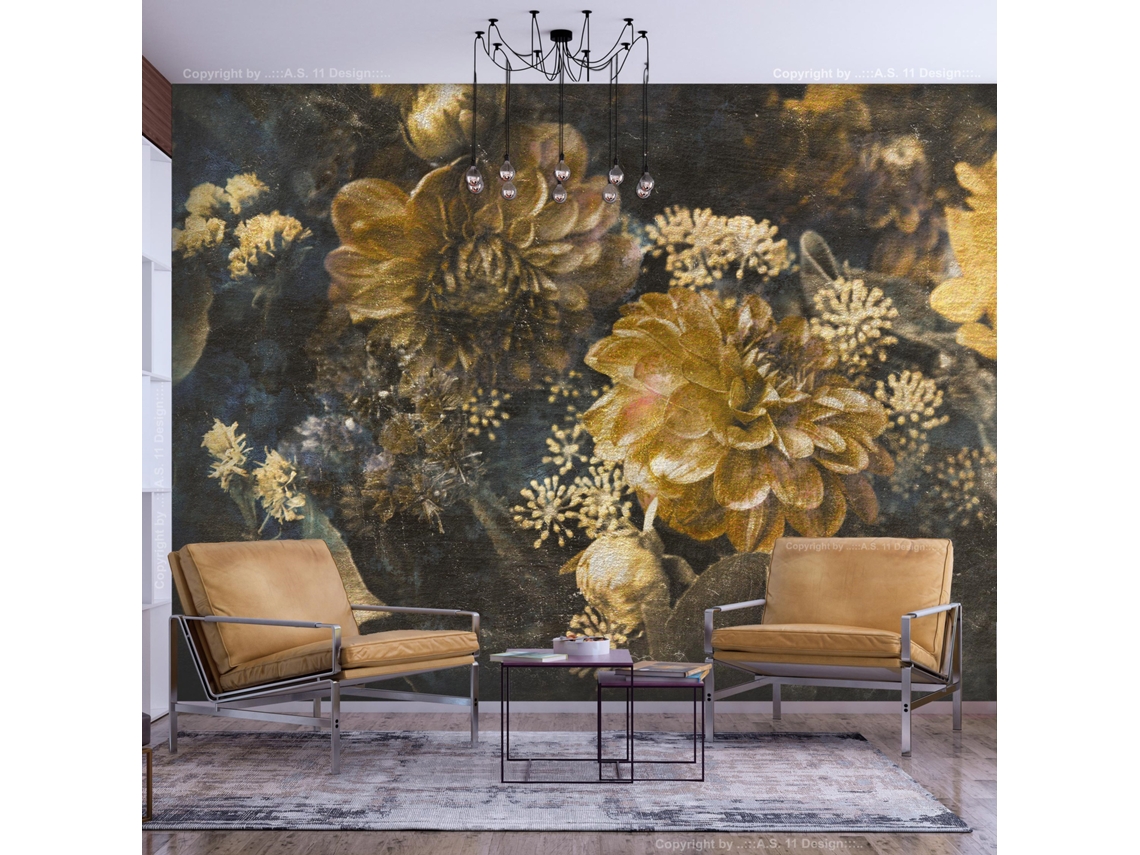 Papel de Pared ARTGEIST Retro Flowers - Second Variant (98x70)