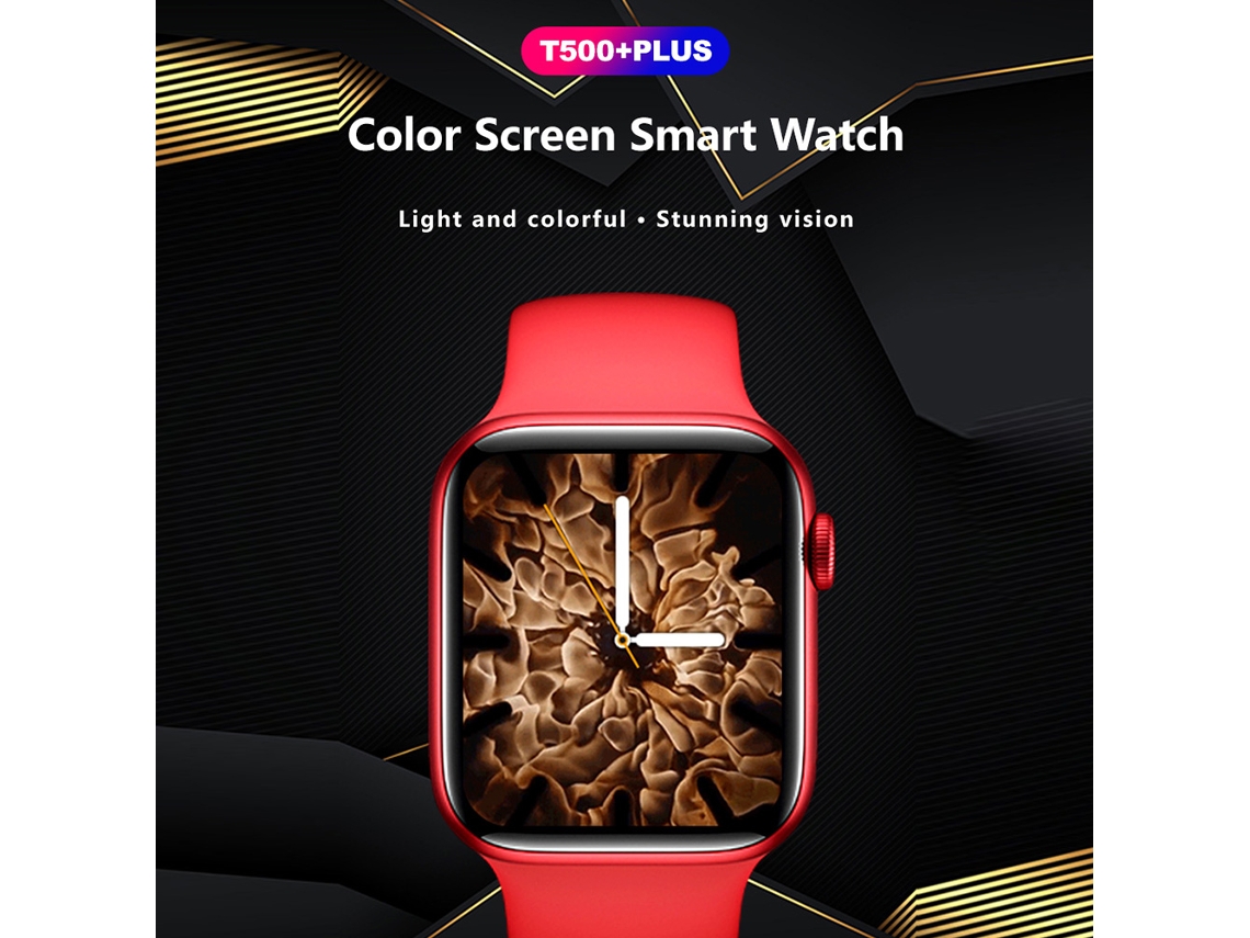 T500+plus Pulseira Inteligente Smartwatch Fitness Tracker Ip67 Com Monitor De Frequência Cardíaca E Pressão Arterial