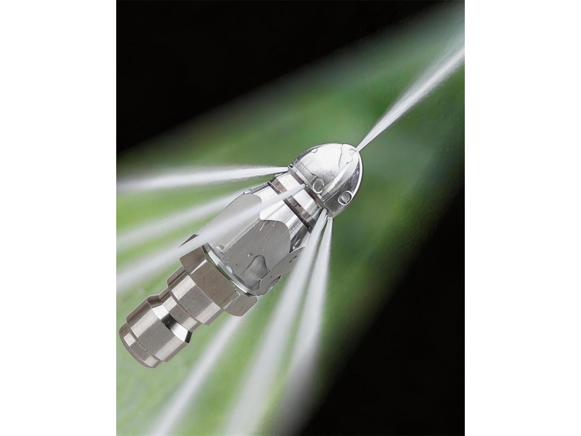 Boquilla Acero Inoxidable Limpieza Alcantarillado Presión Accesorios Hidrolavadoras Doméstico Comercial Kits Uso