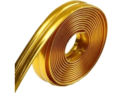 Kit De Burletes Para Puertas Y Ventanas (4 Burletes De Bronce De 10 Pulgadas) Con Clavos.
