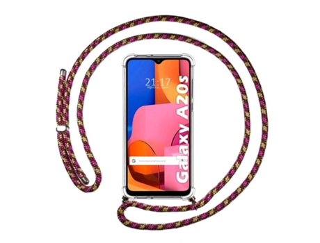 Carcasa Samsung Galaxy A20s TUMUNDOSMARTPHONE Colgante Rosa