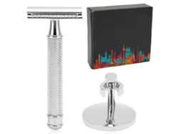 Kit De Afeitado Manual De Borde Doble Para Hombres (sin Hoja) - Diseño Seguro, Duradero Y Fácil De Limpiar