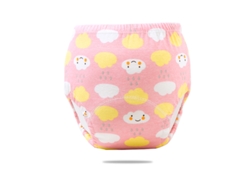 Pañales lavables para bebé, calzoncillos de entrenamiento Siurn Clouds, talla 90 (aptos para bebés de menos de 17 kg)