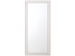 Espejo BELIANI Mauleon de Material sintético Blanco 50x3x130