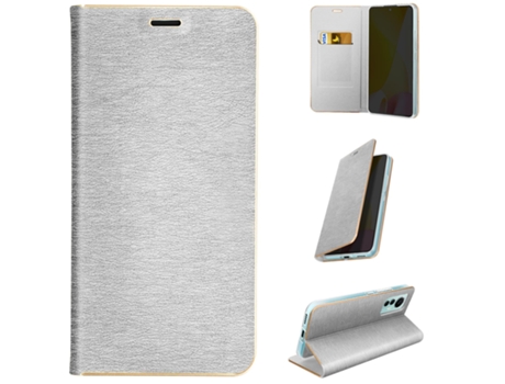 Funda para Xiaomi Xiaomi 12 Lite AVIZAR Piel Plateado