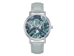 Reloj De Pulsera Minimalista Unisex Con Dial Redondo De Cuarzo (gris)