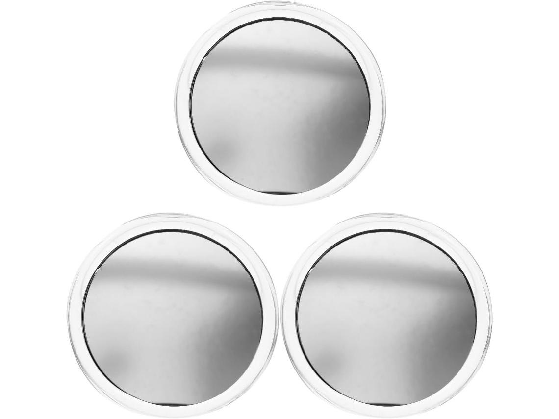 3pièces Espejo Rond Agrandi Avec De Maquillaje Portátil Et Compacto Pour Voyage Usage