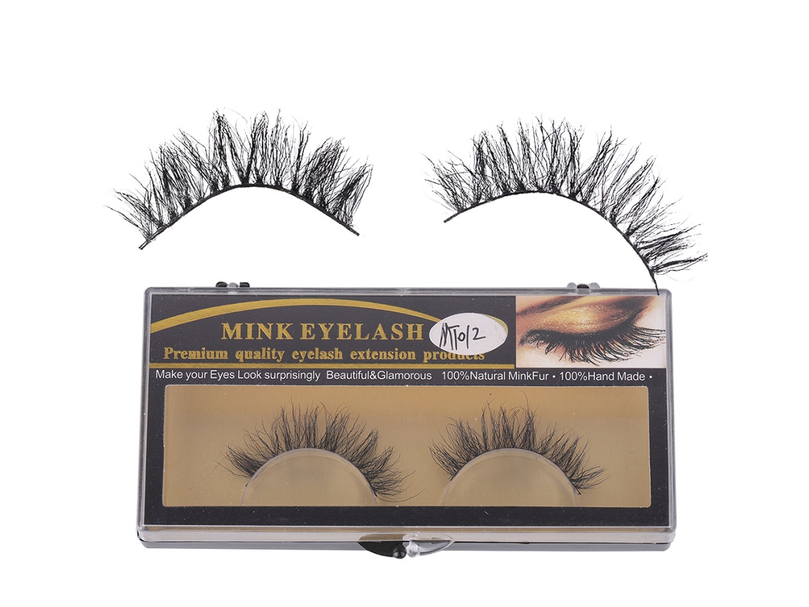 Pestañas Postizas De Pelo De Caballo Natural, Volumen Suave, Extensión Larga Mt012