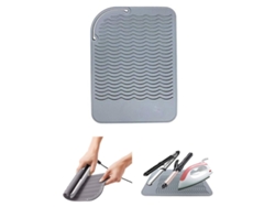 Almohadilla De Silicona Resistente Al Calor Para Bastoncillos De Algodón, Planchas Y Herramientas De Peinado - Gris*
