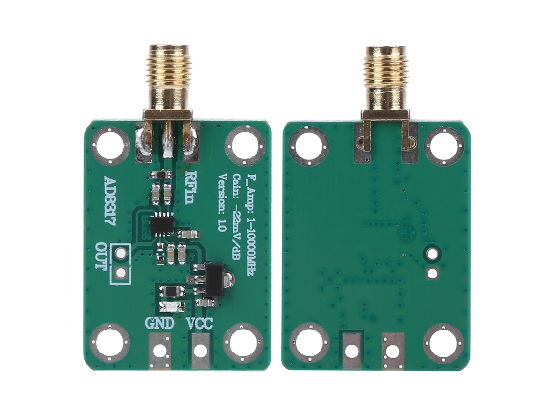 Detector de señal RF logarítmico 2026as AD8317 Medidor de potencia de salida Controlador de 1 m-10000 MHz